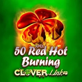 50 Red Hot Burning Clover Links logo – Slots by Novomatic at Playjonny Casino