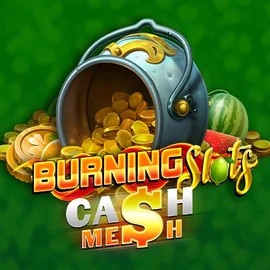 Burning Slots Cash Mesh slot logo by BF Games at Playjonny Casino