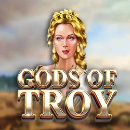 Gods of Troy slot logo by Red Tiger Gaming at Playjonny Casino