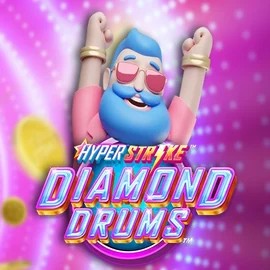 Official Slots logo: Hyper Strike Diamond Drums by Gameburger Studios at Playjonny Casino