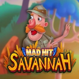 Mad Hit Savannah game by RubyPlay – logo hosted on Playjonny Casino