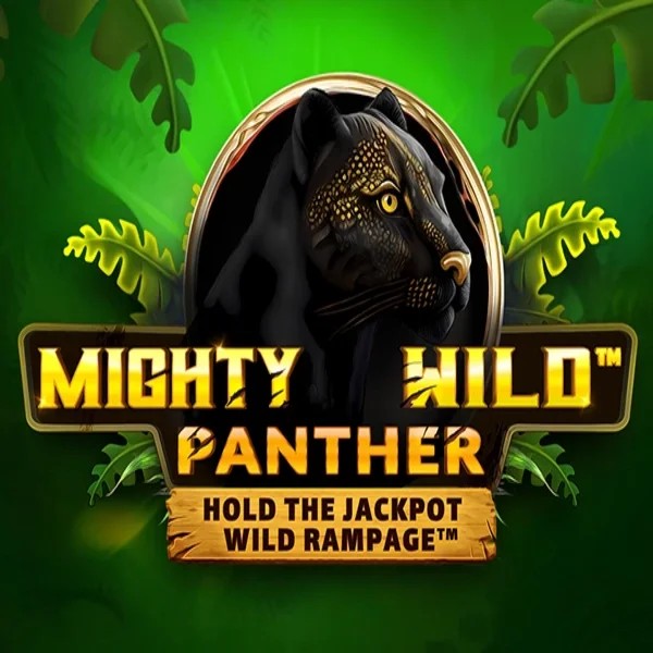 Mighty Wild Panther slot logo by Wazdan at Playjonny Casino